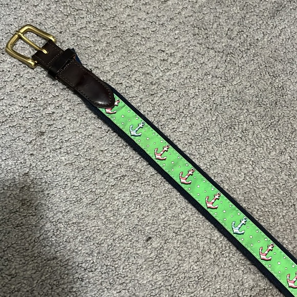 Vineyard Vines Mens Christmas Anchor Belt 36 - Picture 5 of 7